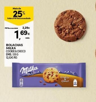 Continente Bom dia Biscoitos milka promoção