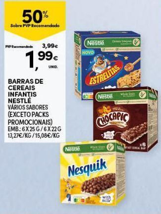 Continente Bom dia Cereais nestlé promoção