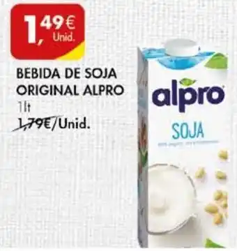 Pingo Doce Bebida de Soja Original Alpro 1L promoção
