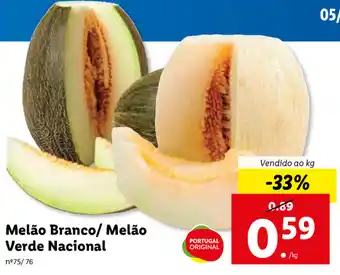 Melão Branco/ Melão Verde Nacional