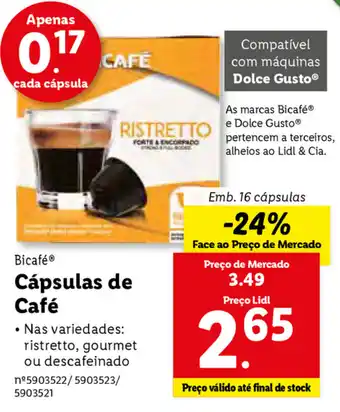 Lidl Cápsulas de Café 16 Cápsulas promoção
