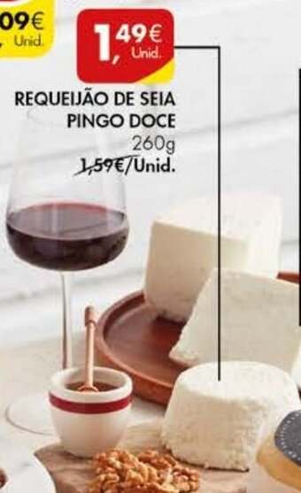 Pingo Doce Requeijão de Seia Pingo Doce 260g promoção