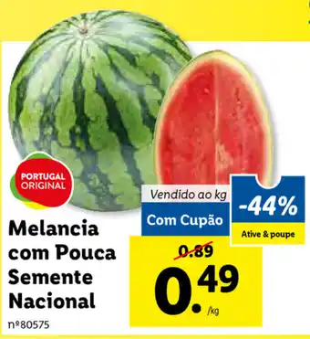 Lidl Melancia com Pouca Semente Nacional promoção