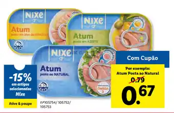 Lidl Atum Posta ao Natural promoção