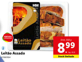 Lidl Leitão Assado 550g promoção