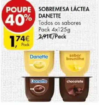 Pingo Doce Sobremesa Láctea Danette promoção