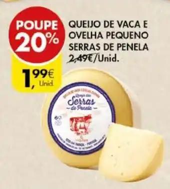 Pingo Doce Queijo de Vaca Ovelha Pequeno Serras de Penela promoção