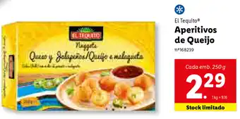 El Tequito Aperitivos de Queijo 250g
