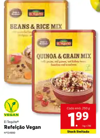 El Tequito Refeição Vegan 250g