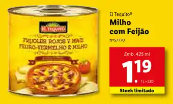 El Tequito Milho com Feijão 425ml