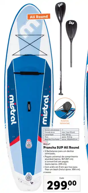 Lidl Mistral Prancha SUP All Round promoção