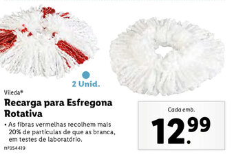 Lidl Vileda Recarga para Esfregona Rotativa promoção