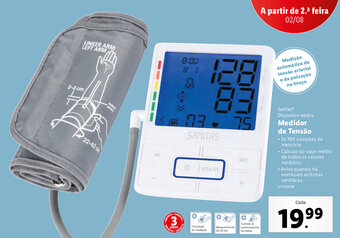 Lidl Sanitas Dispositivo Médico Medidor de Tensão promoção