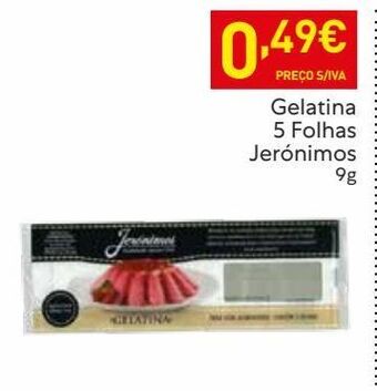 Recheio Gelatina promoção