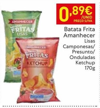 Recheio Batata chips amanhecer promoção