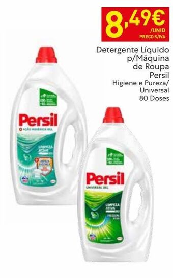 Recheio Detergente líquido persil promoção