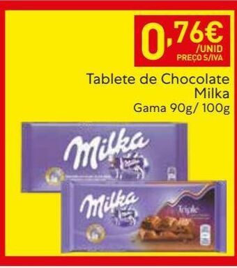 Recheio Chocolates milka promoção
