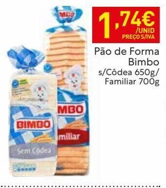 Pão de forma bimbo