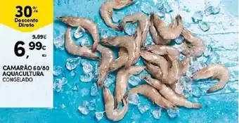 Continente Camarão Aquacultura 60/80 promoção