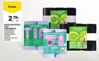 Continente Packs Sacos do Lixo Continente promoção
