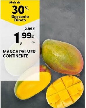 Continente Manga Palmer Continente promoção