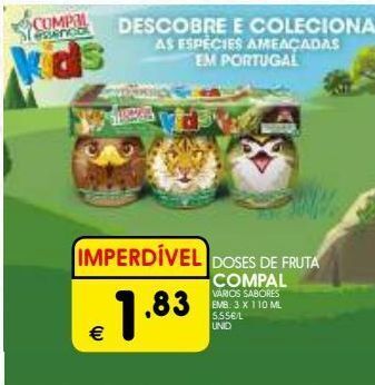 Polpa de frutas compal