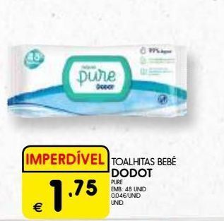 Meu Super Toalhas umedecidas dodot promoção