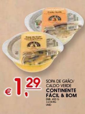 Meu Super Sopa continente promoção