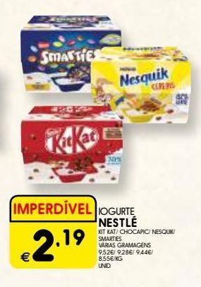 Iogurte nestlé