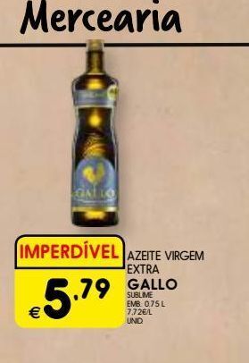 Azeite virgem gallo