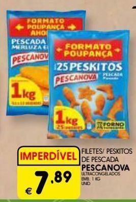 Palitos de peixe pescanova