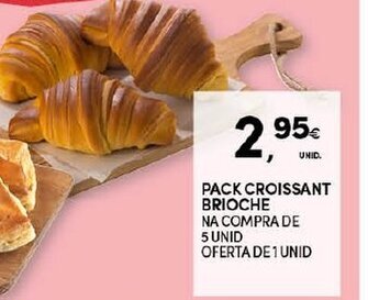 Continente Pack Croissant Brioche 5 Unid promoção