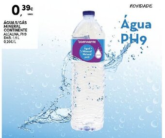 Continente Água S/ Gás Mineral Continente 1.5L promoção
