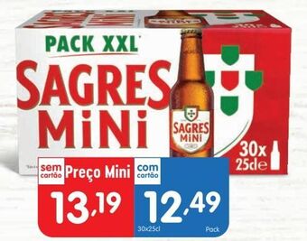 Minipreço Cerveja sagres mini promoção