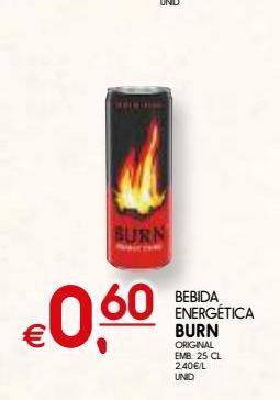 Bebida energética burn