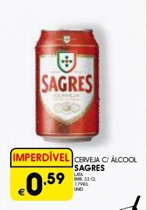Meu Super Lata de cerveja sagres promoção
