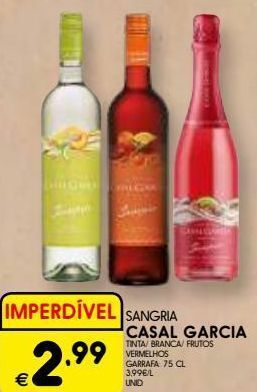 Sangria casal garcia