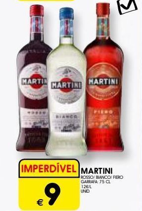 Bebidas alcoólicas martini