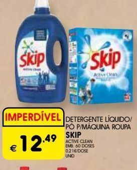 Detergente em pó skip