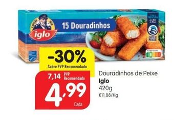 Minipreço Palitos de peixe iglo promoção