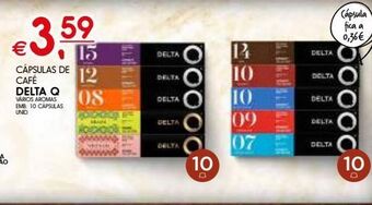 Cápsulas de café delta q