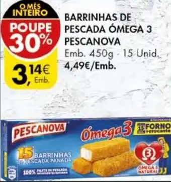 Barrinhas de Pescada Ómega 3 Pescanova 450g