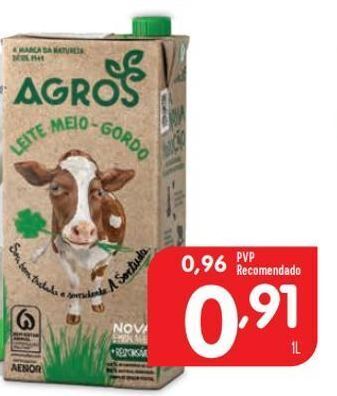 Minipreço Leite agros promoção