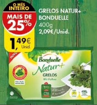 Grelos Natur+ Bonduelle 400g