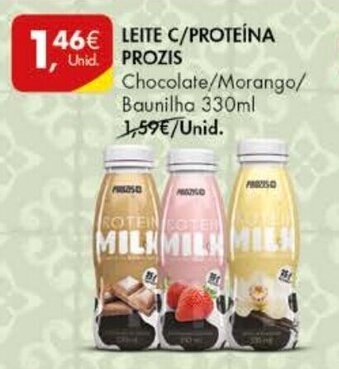 Pingo Doce Leite C/ Proteína Prozis 330ml promoção