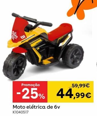Sun & sport - moto eléctrica de 6v