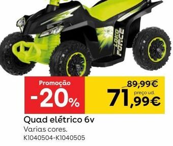 Toys R Us Sun & sport - quad elétrico verde 6v promoção