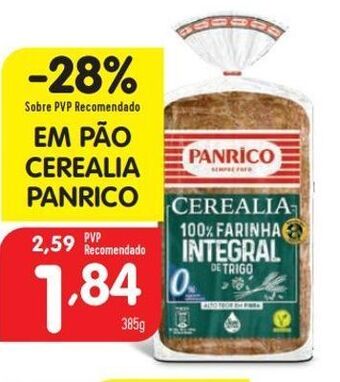 Minipreço Pão de forma panrico promoção