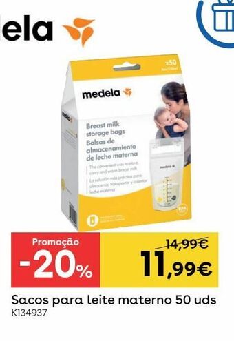 Sacos para leite materno 50 unidades