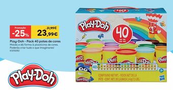 Play-doh - pack 40 botes de cores